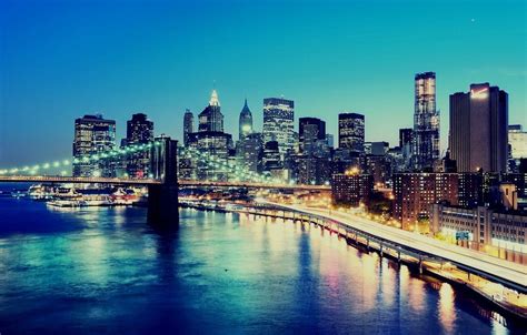 New York City Lights Wallpapers - Top Free New York City Lights ...