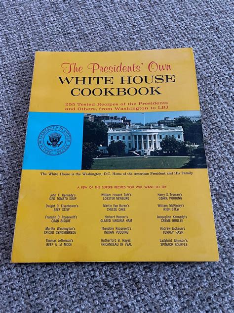 The Presidents' Own White House Cookbook - Etsy