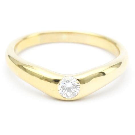 Tiffany - 18 kt. Yellow gold - Ring Diamond - Catawiki