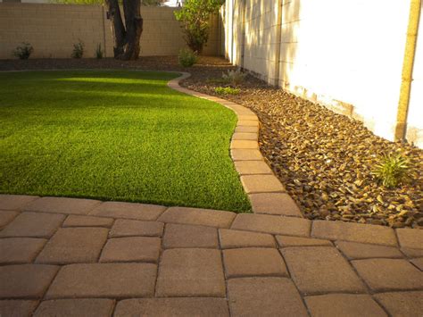 Artificial Turf & Pavers | Artificial grass backyard, Turf backyard ...