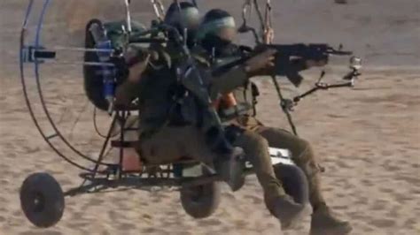 Video shows Hamas gunmen paraglide into Israel amid ‘all-night party’ near Gaza | World News ...