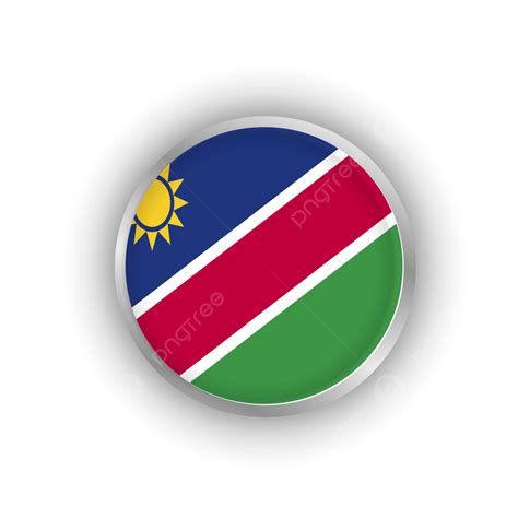 Namibia Flag Vector, Emblem, Icon, Namibia PNG and Vector with ...