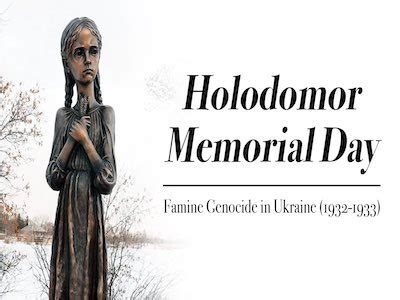 Holodomor Memorial Day in Schools