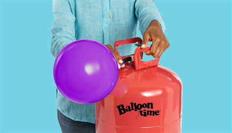 Balloon Time Standard Helium Tank (Includes 30 Balloons ...