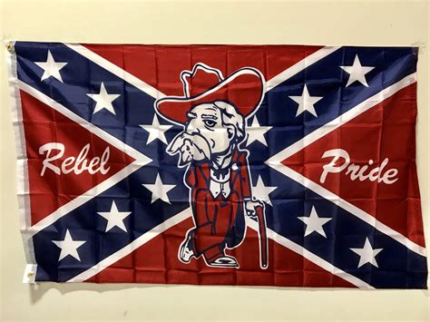 Ole Miss Rebel Pride Flag