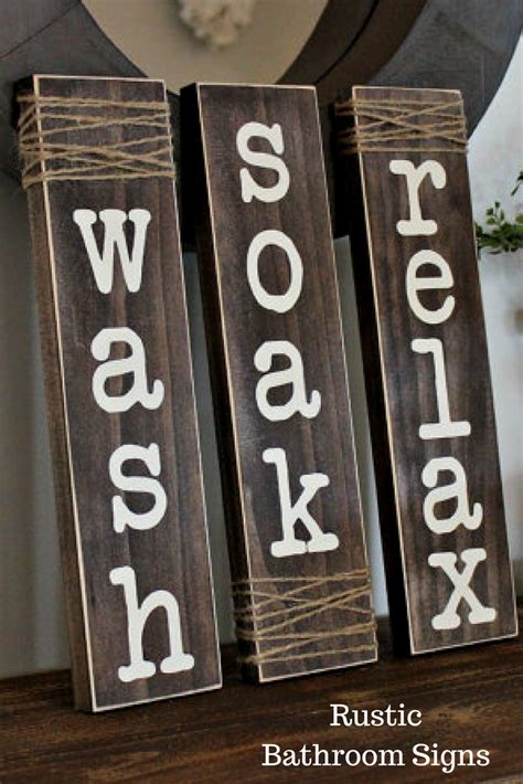 Wood Bathroom Signs Diy – TRENDECORS