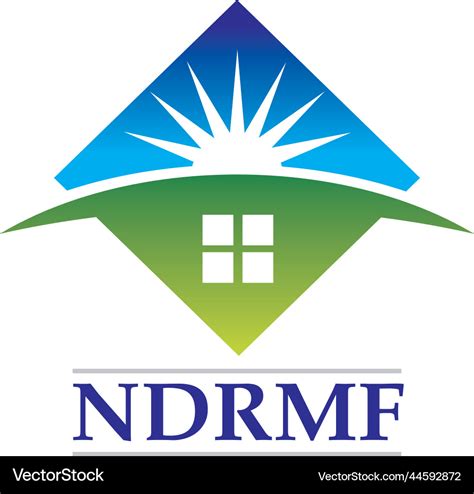 Ndrmf logo image Royalty Free Vector Image - VectorStock