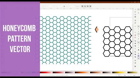 🆕How To Make A Repeating Pattern Using Inkscape 👉 How To Make Patterns Honest Video: Honeycomb ...