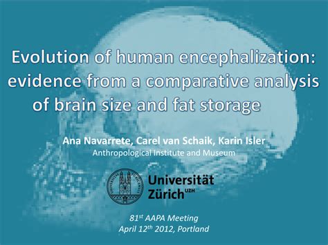 (PDF) Evolution of human encephalization: evidence from a comparative analysis of brain size and ...