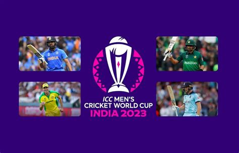 Cricket World Cup 2023 Teams, Squads and Players List