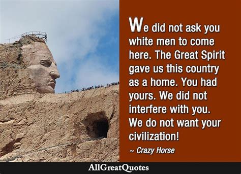 CRAZY HORSE QUOTES - TOP 18 from Lakota war chief