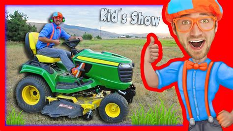 Lawn Mowers for Kids | Yard Work with Blippi - YouTube