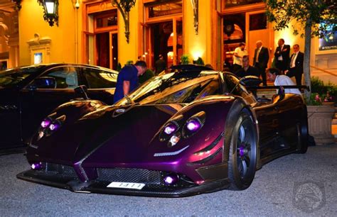 Lewis Hamilton's Pagani Zonda 760 LH Spotted In Monaco In ALL Of Its Purple Glory - AutoSpies ...