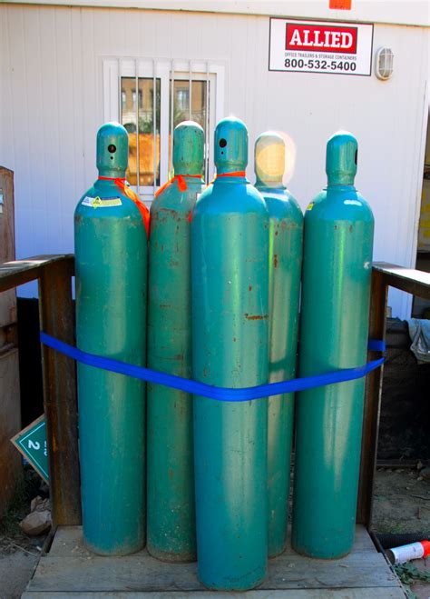 Gas Cylinders: Storage Of Compressed Gas Cylinders