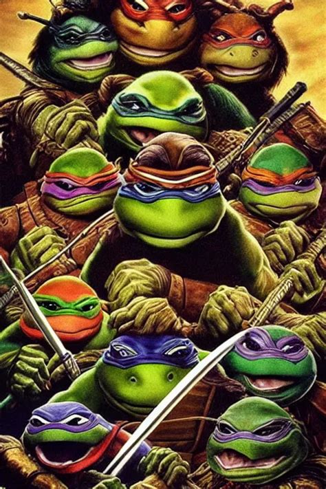 portrait of jim henson ninja turtles movie across the | Stable ...