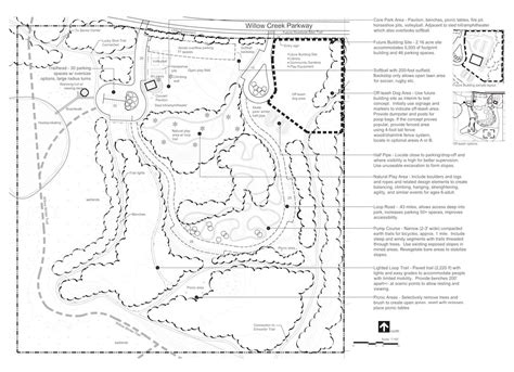 Willow Park Master Plan Map Small | WACO