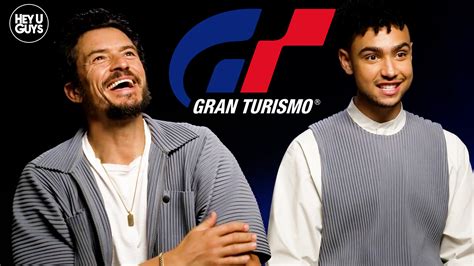 Gran Turismo Interview - Orlando Bloom & Archie Madekwe on Jann ...