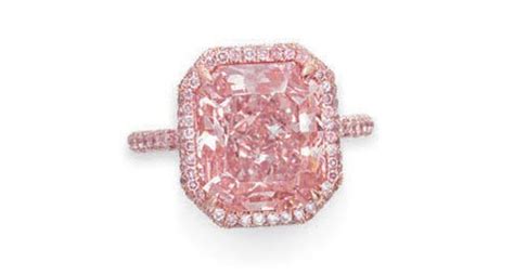 Purple Pink Diamond Ring Auctioned off for $6.91 M