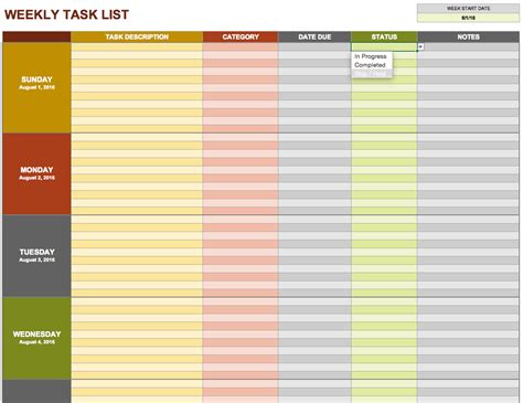 15 Free Task List Templates - Smartsheet to Project Task Tracking ...