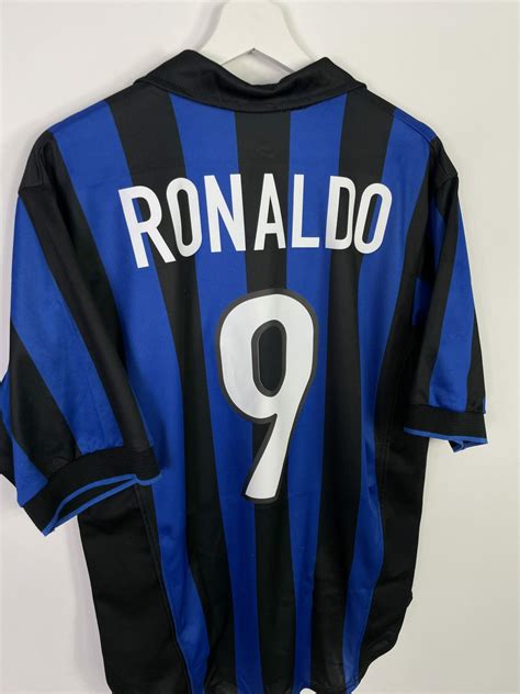 1998-99 Inter Milan home jersey (#9 RONALDO) - M • RB - Classic Soccer ...