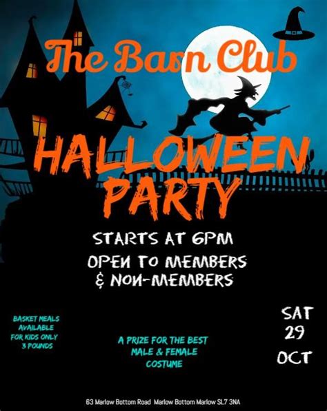 Halloween Party - The Barn Club