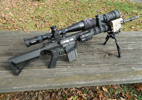 Absolutely unique prototype Knight’s Armament SR-25, 7.62 mm NATO, semi-automatic, precision ...