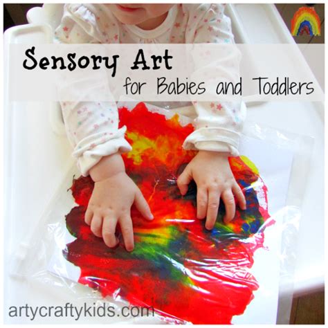 Sensory Art for Babies and Toddlers - Arty Crafty Kids