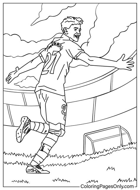 Goals Lamine Yamal - Free Printable Coloring Pages