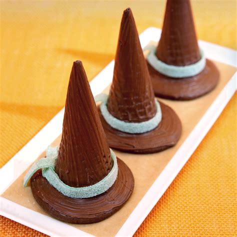 Chocolate Witches' Hats Recipe & Video | Martha Stewart