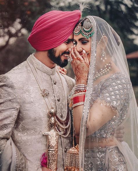 Pin by Chrystie Yang on Indian, Pakistani style Ⅱ | Wedding couple poses, Punjabi wedding couple ...