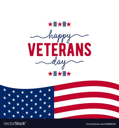 Happy Veterans Day Flag