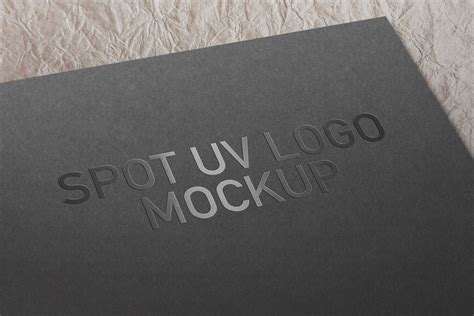 Spot UV Logo Mockup