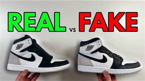 REAL VS FAKE! NIKE AIR JORDAN 1 HIGH OG BLEACHED CORAL (STAGE HAZE) SNEAKER COMPARISON! - YouTube