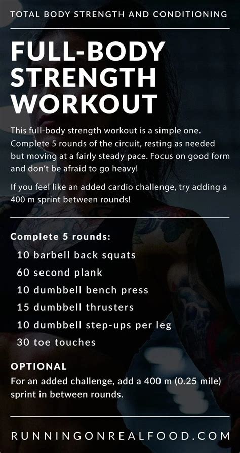 5 Rounds Full-Body Strength Workout - Running on Real Food