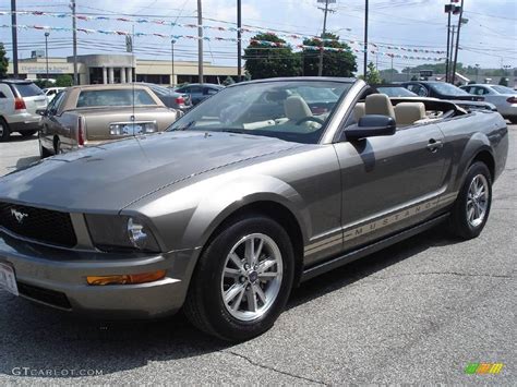 2005 Mineral Grey Metallic Ford Mustang V6 Premium Convertible ...