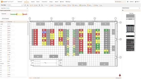 Data Center Floor Plan Visio Template | Floor Roma