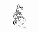 5 Sheriff Woody Coloring Page sketch template