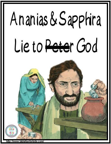 Ananias and Sapphira | Bible Fun For Kids