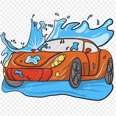 Car Wash Clipart PNG Images, Orange Car Wash Clip Art, Transparent Background, Car Wash Clip Art ...