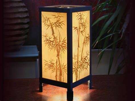 Lithophane Lamp bamboo Porcelain Luminaire - Etsy