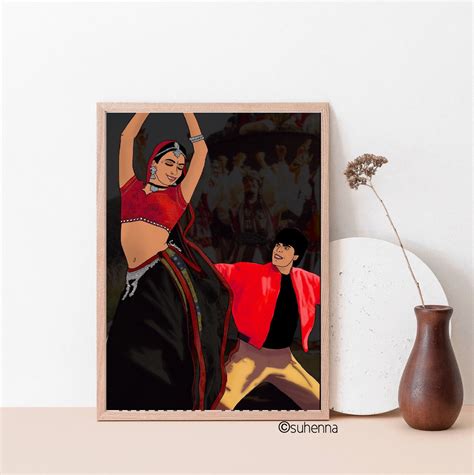 Chaiyya Chaiyya Bollywood Print // Desi Art // Srk // King Khan ...