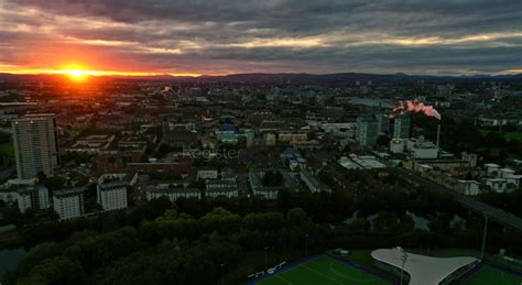 Glasgow Skyline Sunset 1342 in Glasgow City