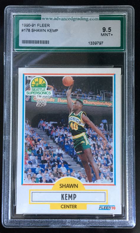 #178 Shawn Kemp Rookie – Front – Cataloged Clutter