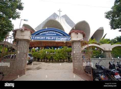 St Vincent Pallotti church in Banasawadi near Bangalore India Stock Photo - Alamy