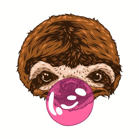 Sloth Face Drawing at PaintingValley.com | Explore collection of Sloth Face Drawing