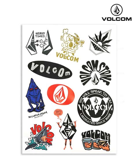 Volcom | True To This since 1991 | Shop Oficial - Sticker Volcom Sheet