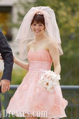 Rachel McAdams Short Pink Wedding Dress In Movie “The Vow” Dresses ...