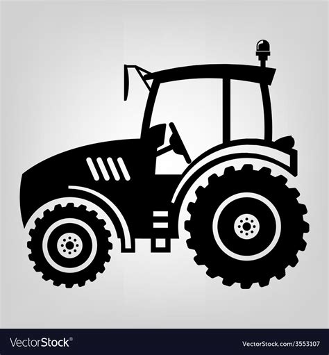 Tractor icon Royalty Free Vector Image - VectorStock