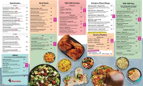 Nando's Menu, Menu for Nando's, Connaught Place (CP), Central Delhi ...