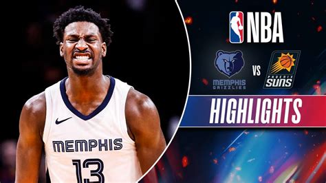 Watch Memphis Grizzlies Vs Phoenix Suns - Highlights Video Online(HD ...